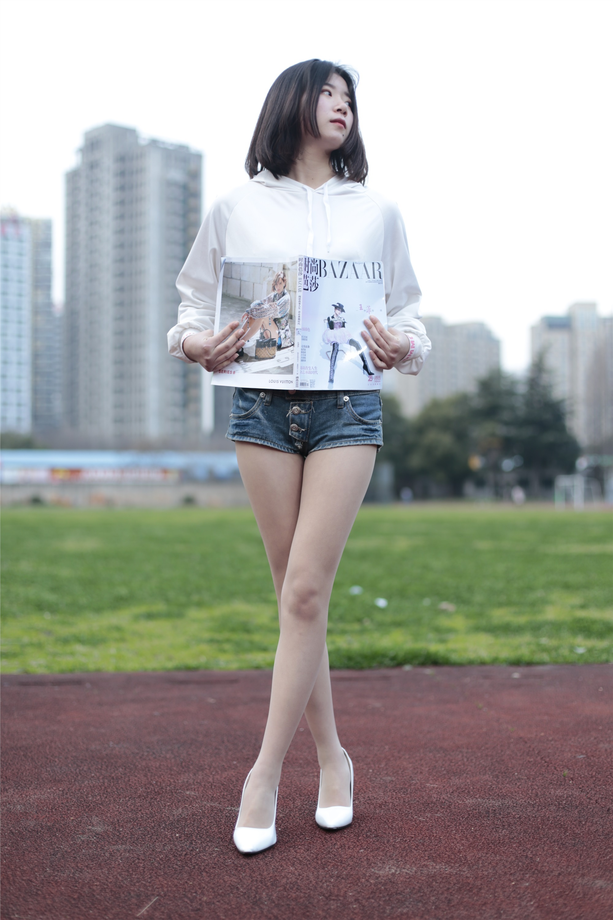 奈丝写真 NO.034 喵璃-穿过运动场的青春气息